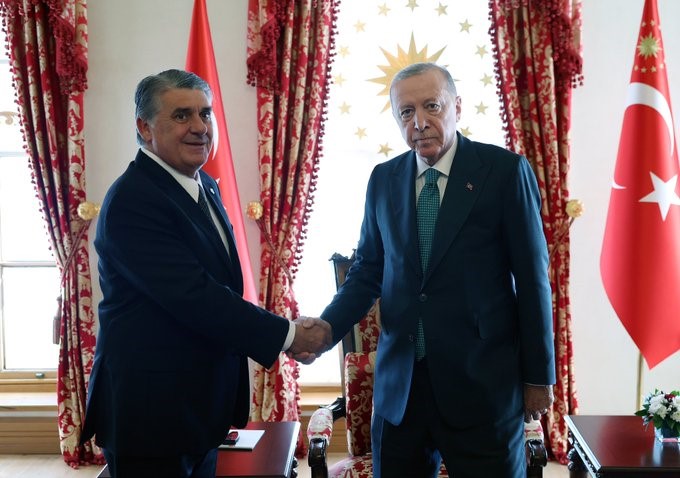 Cumhurbaşkanı Erdoğan, 4 spor kulübü başkanını kabul etti