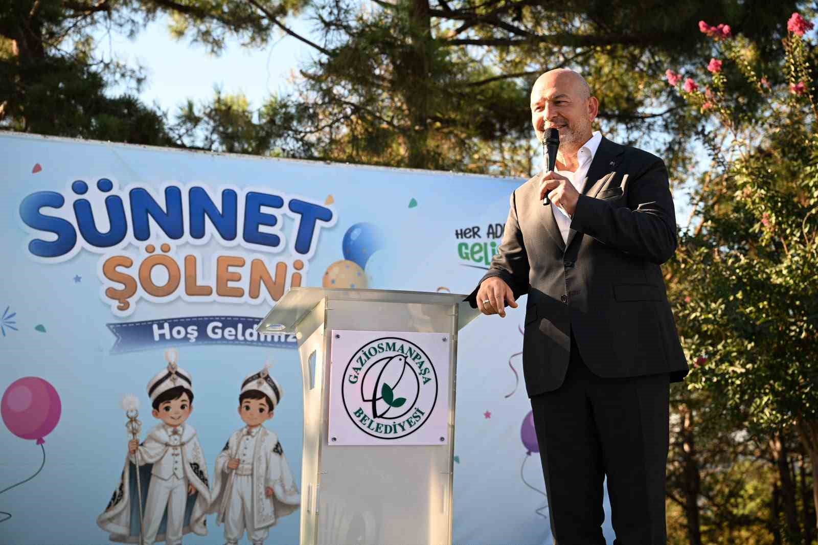 Gaziosmanpaşa’da 500’e yakın çocuğun sünnet heyecanı şölene dönüştü