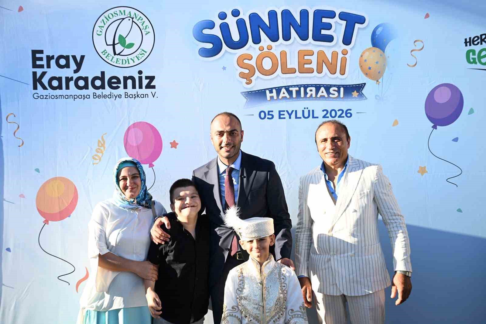 Gaziosmanpaşa’da 500’e yakın çocuğun sünnet heyecanı şölene dönüştü