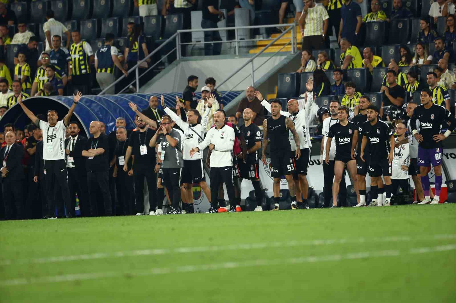 Trendyol Süper Lig: Fenerbahçe: 1 - Beşiktaş: 2 (Maç sonucu)