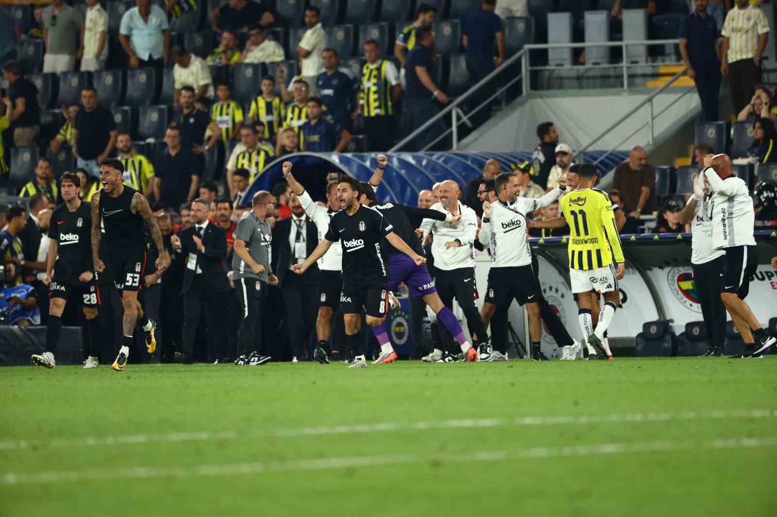 Trendyol Süper Lig: Fenerbahçe: 1 - Beşiktaş: 2 (Maç sonucu)