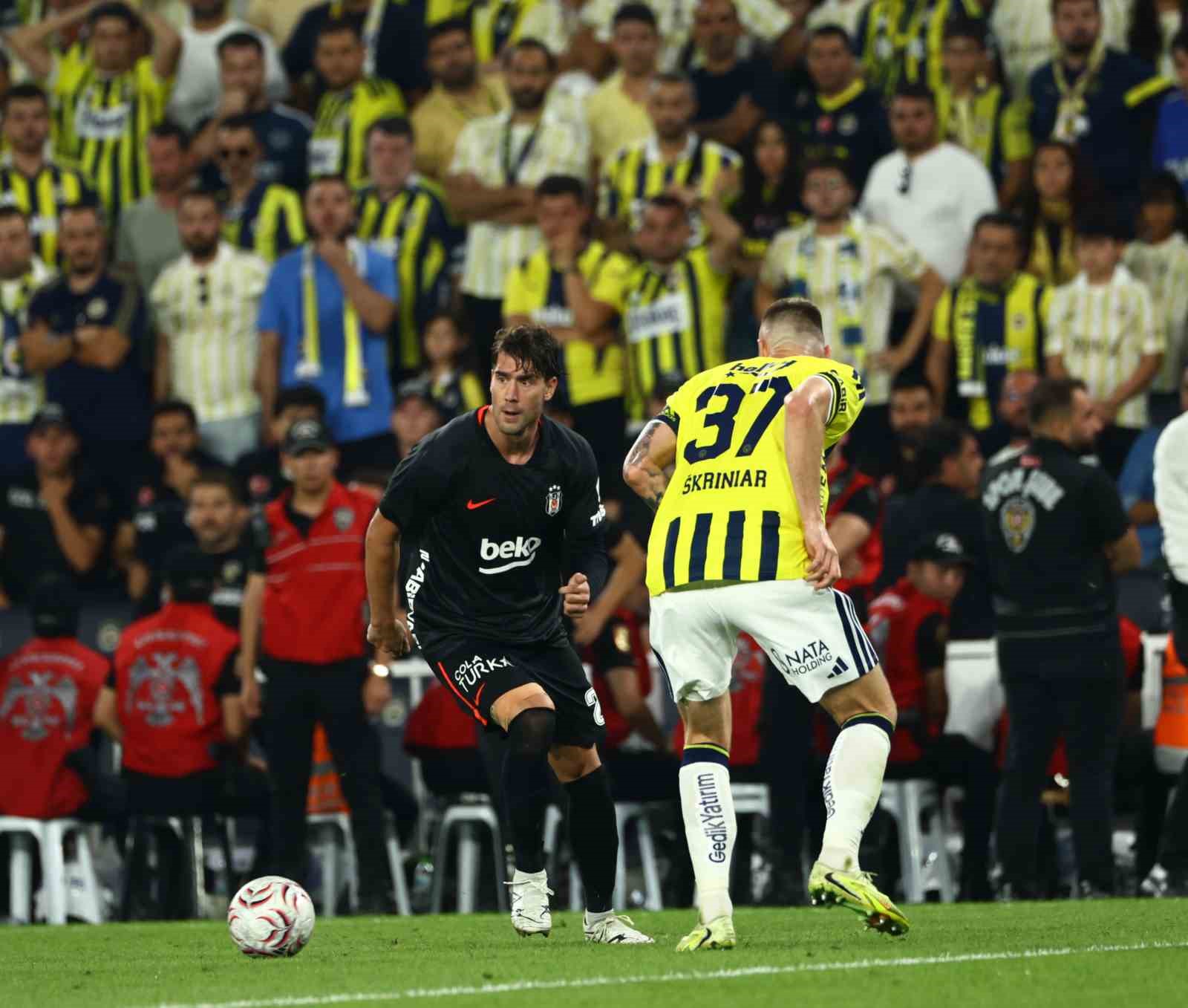Trendyol Süper Lig: Fenerbahçe: 1 - Beşiktaş: 2 (Maç sonucu)