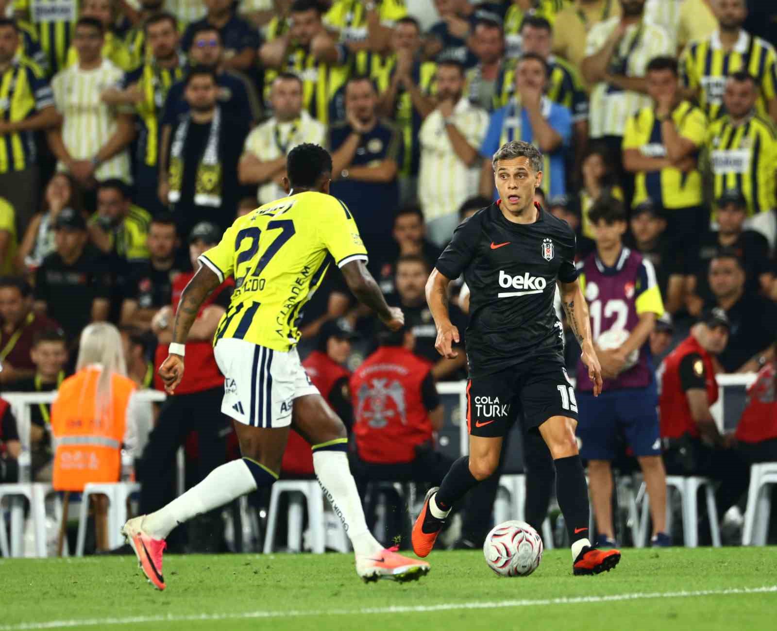 Trendyol Süper Lig: Fenerbahçe: 1 - Beşiktaş: 2 (Maç sonucu)