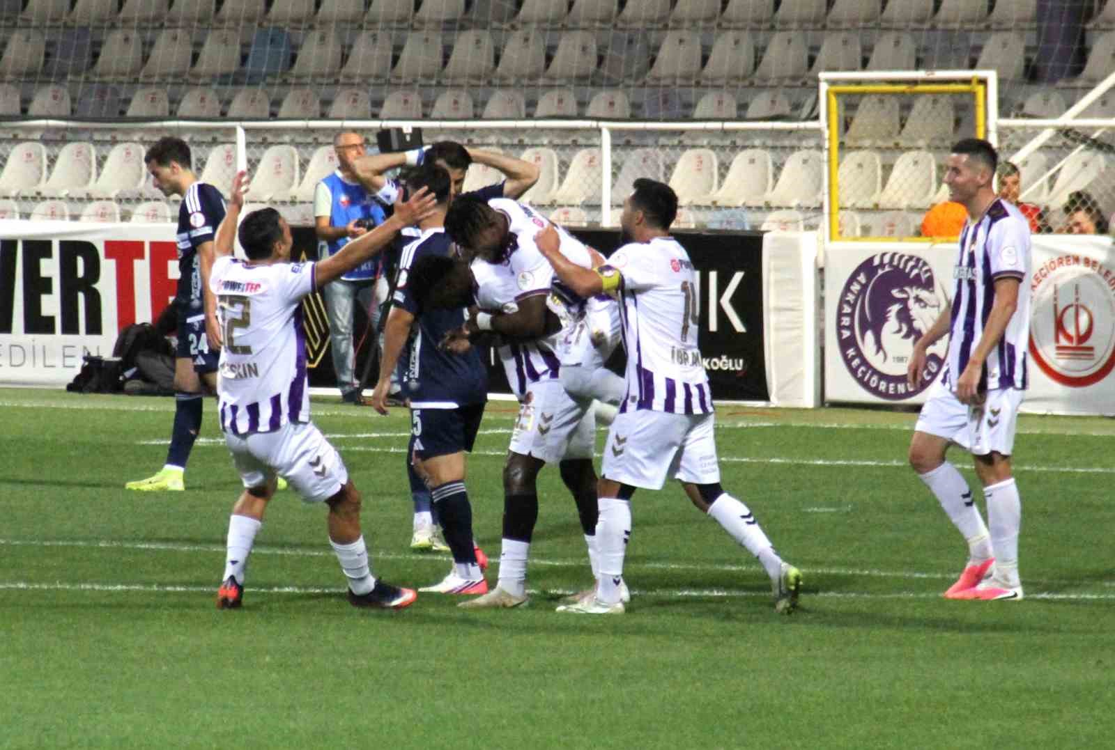 Trendyol 1. Lig: Ankara Keçiörengücü: 3 - Sarıyer: 0