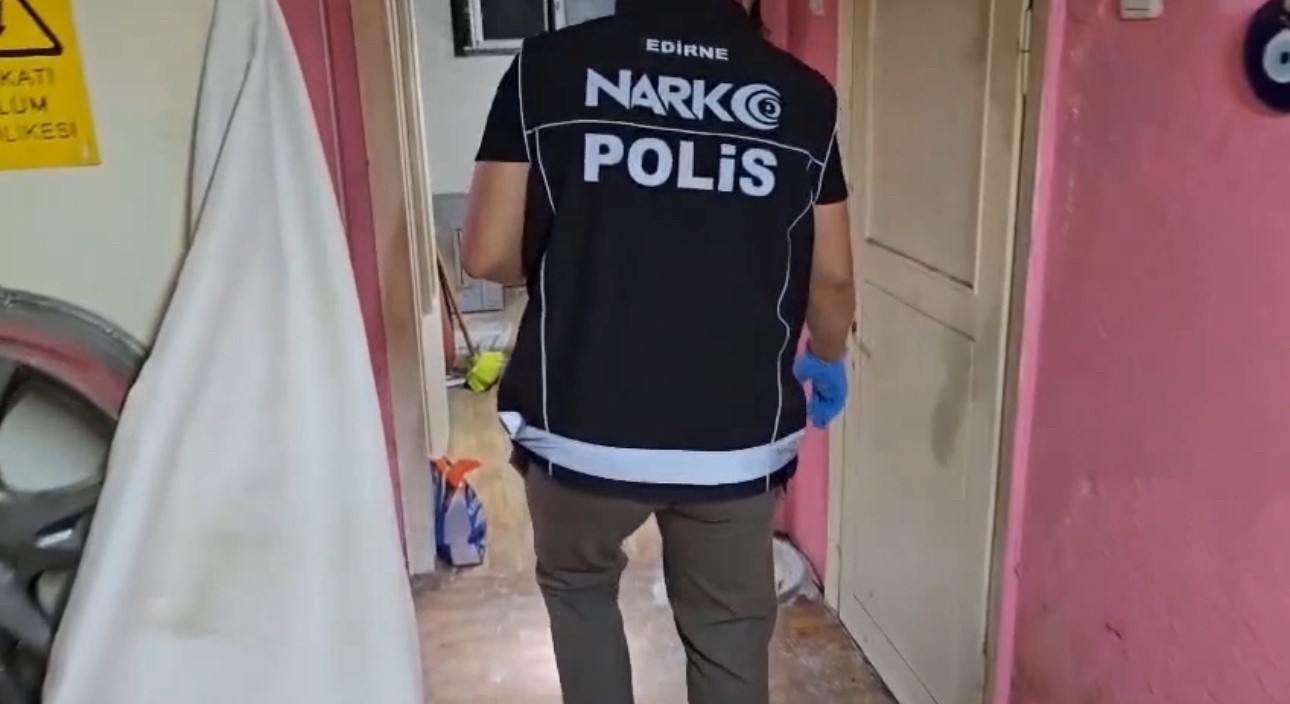 Edirne’de iki adrese uyuşturucu operasyonu: 2 şüpheli tutuklandı