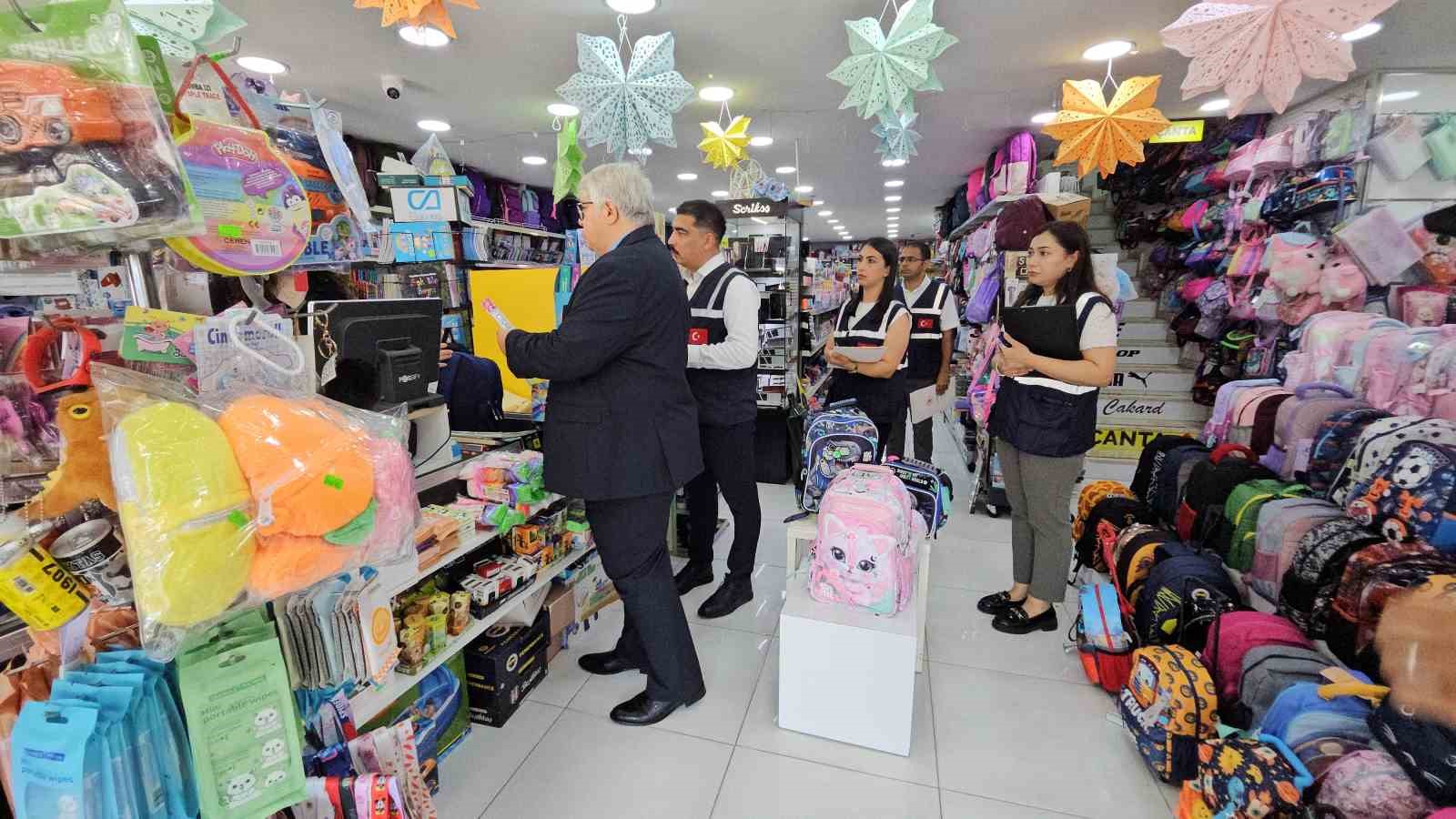 Hatay’da kırtasiye ürünlerine yönelik denetimler sürüyor
