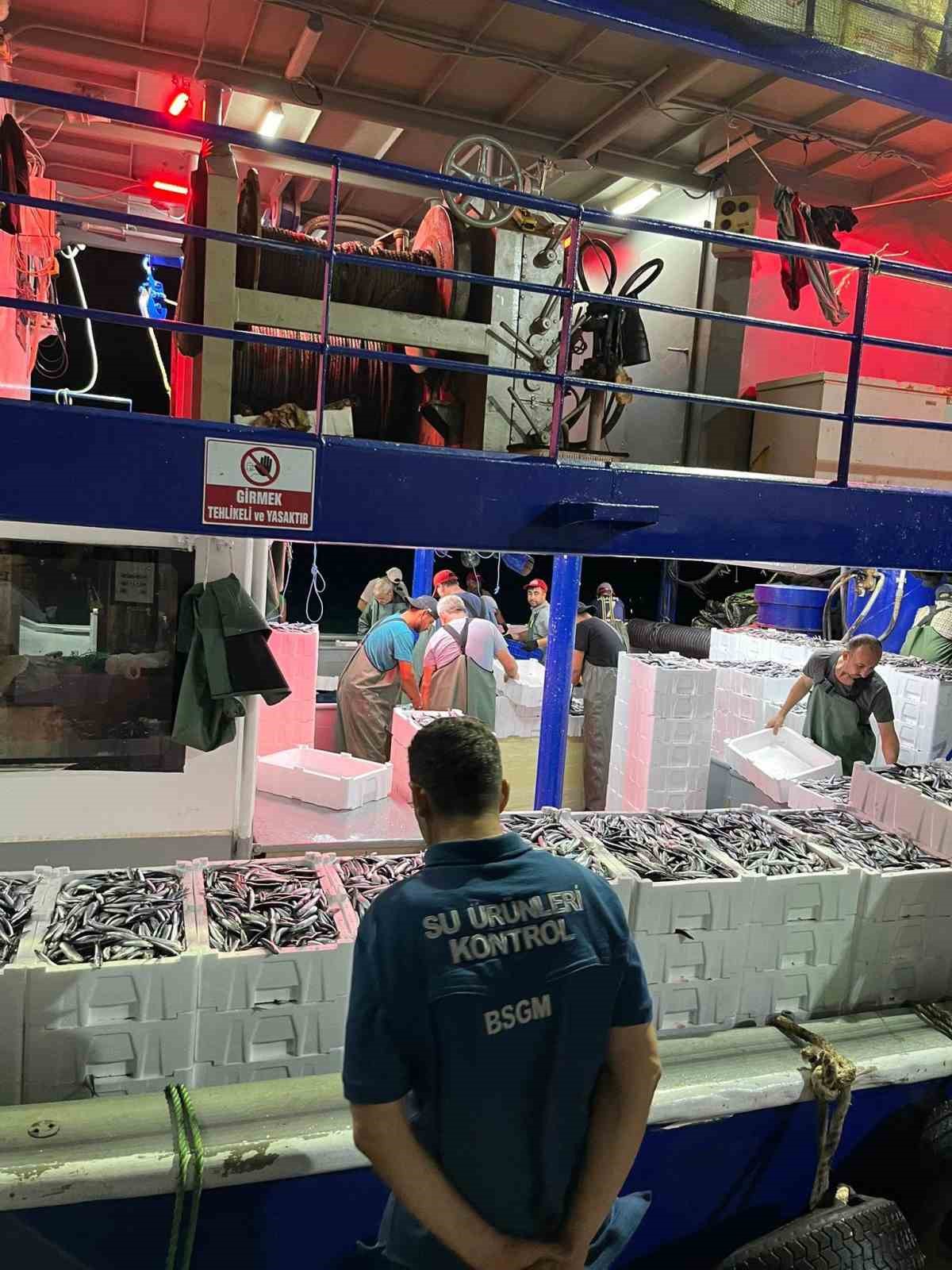 Didim’de ’Hamsi Kotası’ denetimi yapıldı