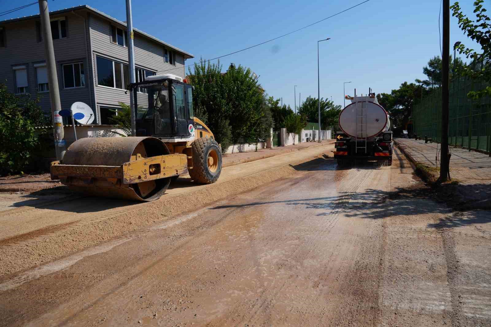 Duacı Mahallesi’nde yol çalışmalarında ikinci etap başladı