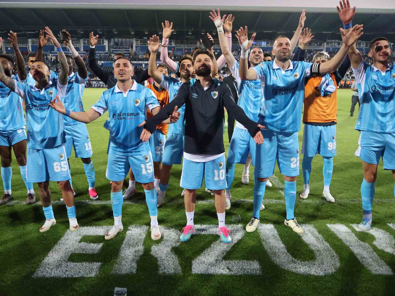 Erzurumspor FK’dan tarihi galibiyet