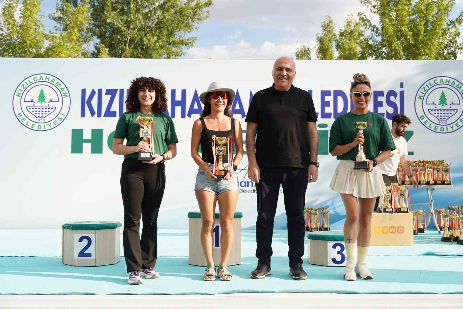 Kızılcahamam Eğrekkaya Trail Maratonu’nda spor ve doğa buluştu
