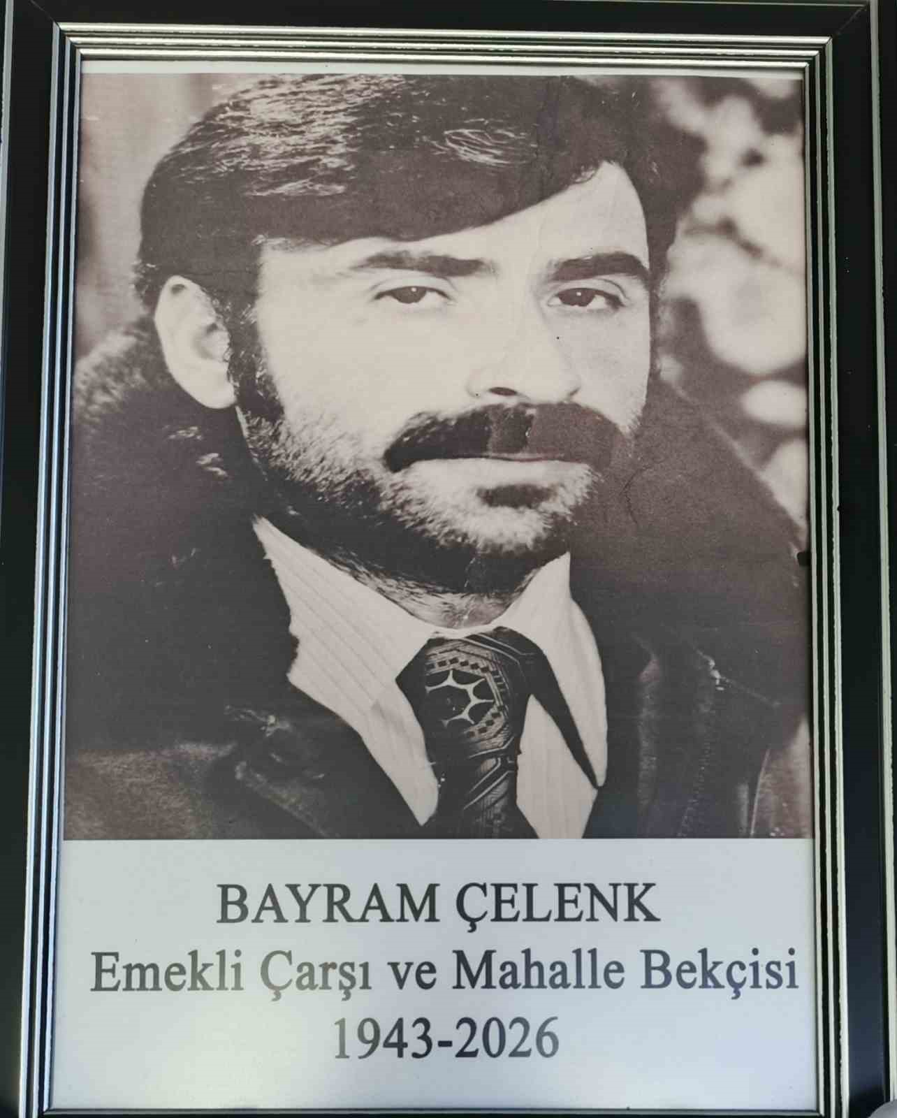 Emekli bekçiye son görev