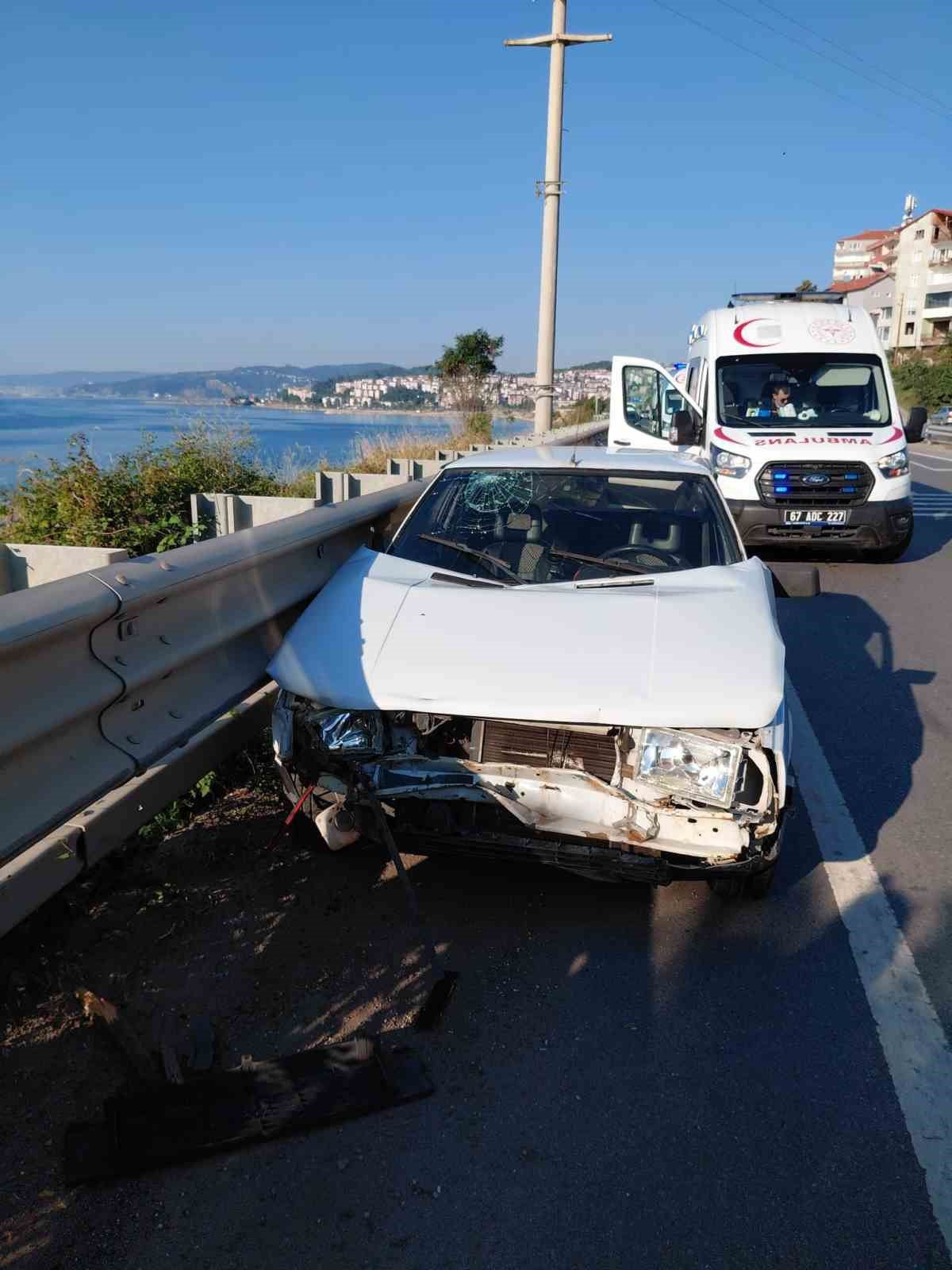 Yola fırlayan köpek kazaya neden oldu: 5 yaralı