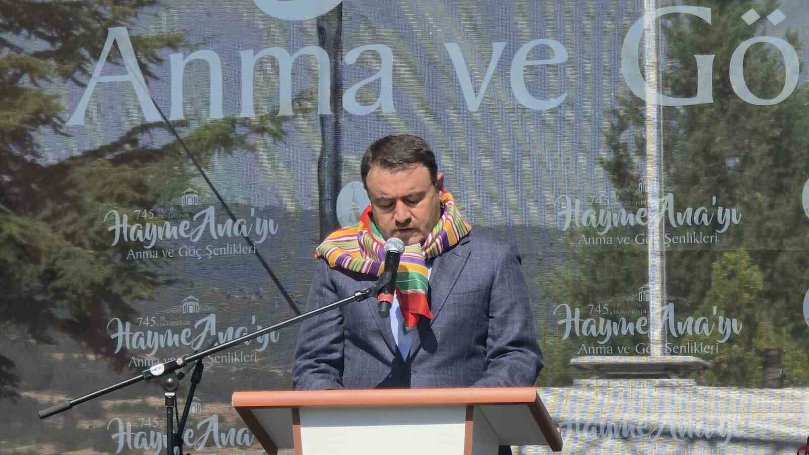 Hayme Ana, vefatının 745. yılında Domaniç’te anıldı