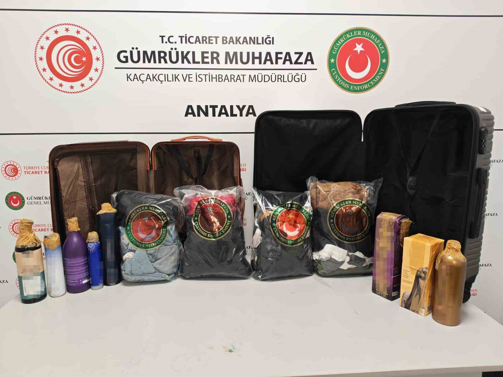 Antalya Havalimanı’nda uyuşturucu operasyonu: 18 kilo 921 gram likit metamfetamin ele geçirildi