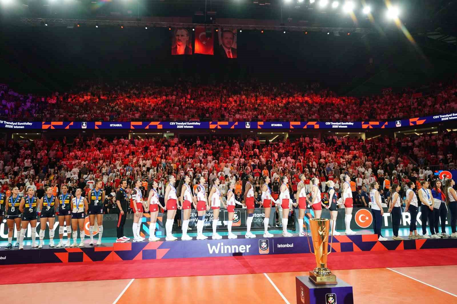 CEV Avrupa Şampiyonası’nda şampiyon Türkiye