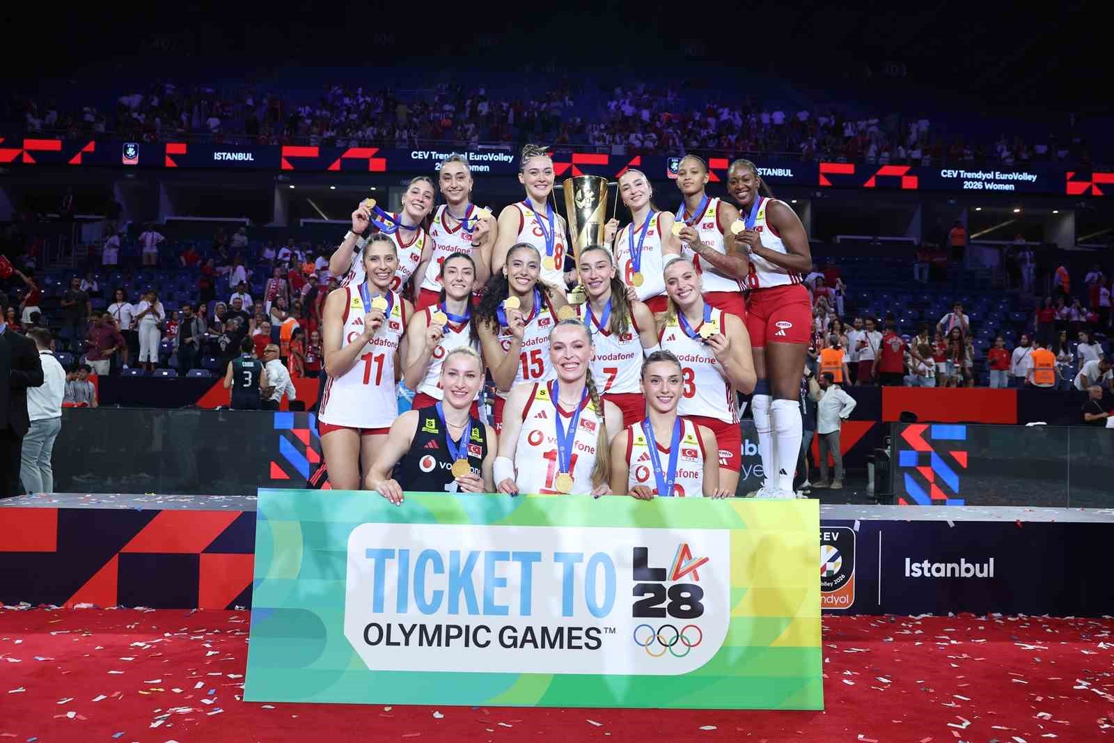 A Milli Kadın Voleybol Takımı, Los Angeles 2028 Olimpiyat Oyunları biletini aldı