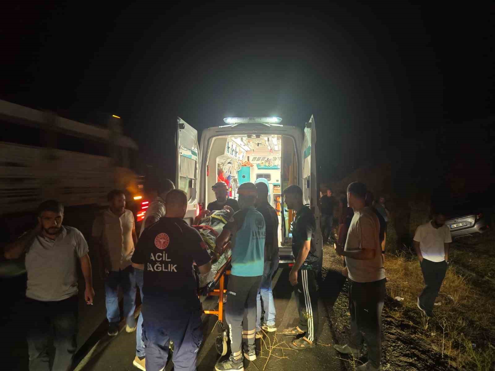 Bingöl’de otomobil yoldan çıktı: 2 yaralı