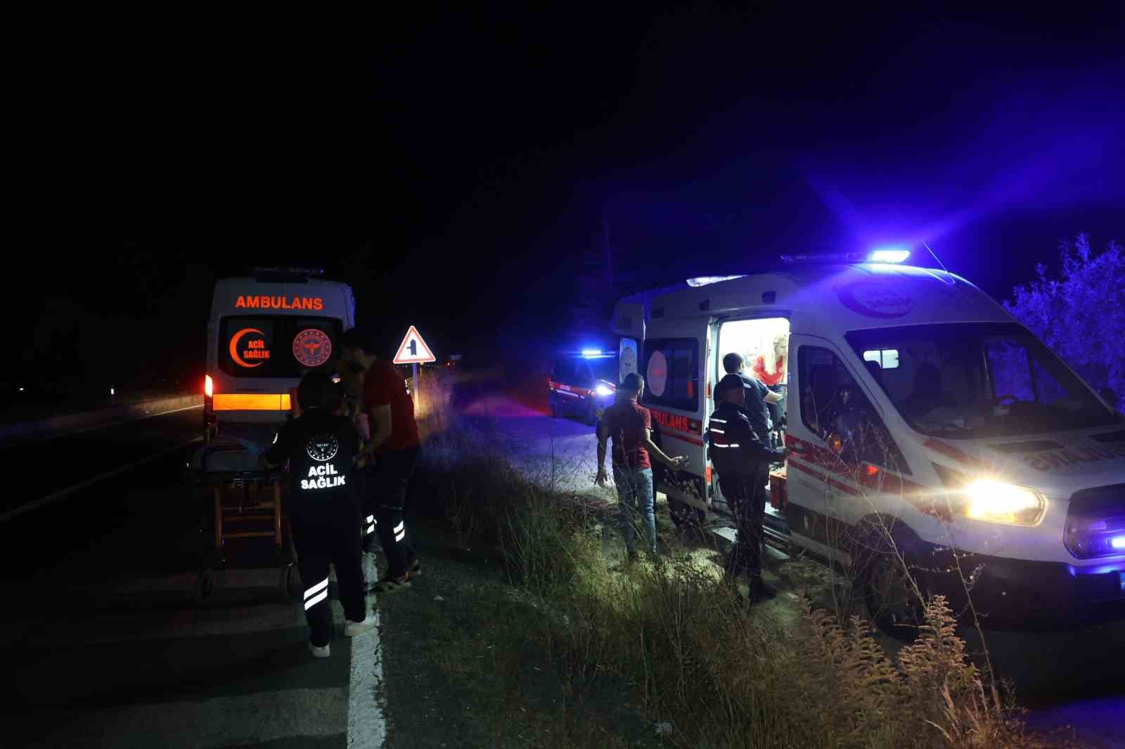 Nevşehir’de kontrolden çıkan otomobil takla attı: 1’i ağır, 5 yaralı