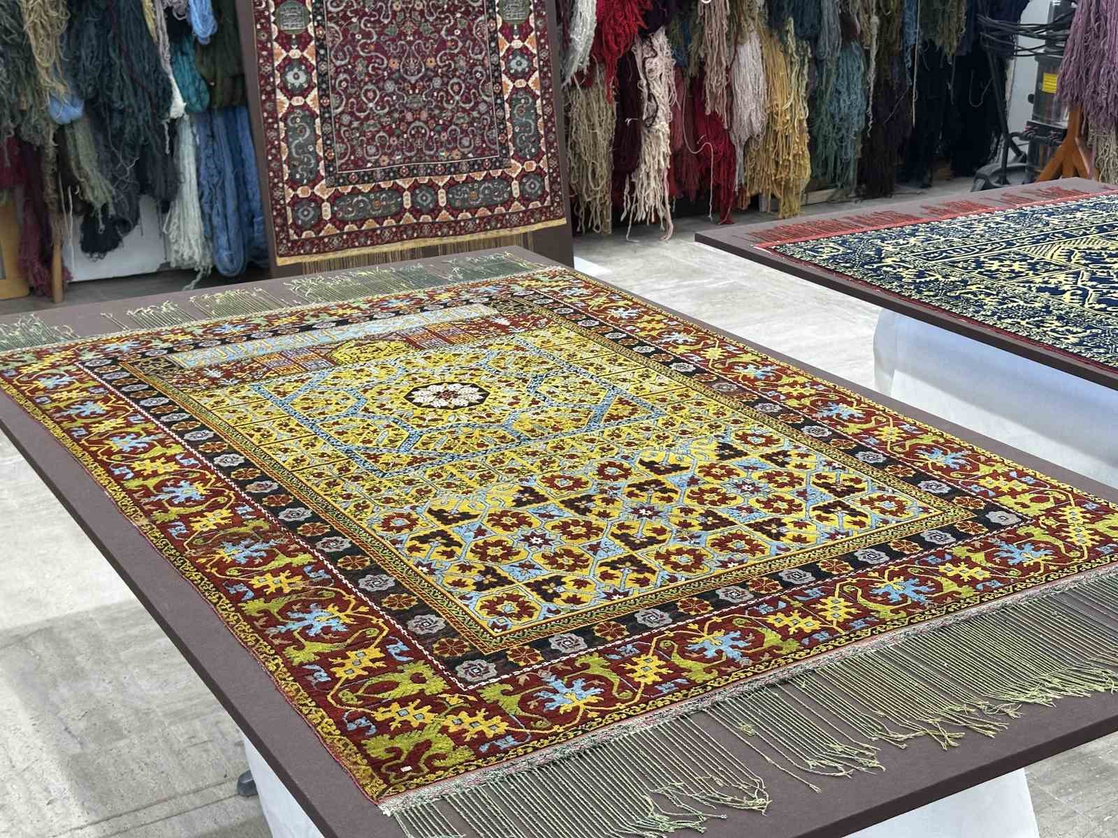 500 yıllık saray seccadeleri sergilenmeye hazırlanıyor