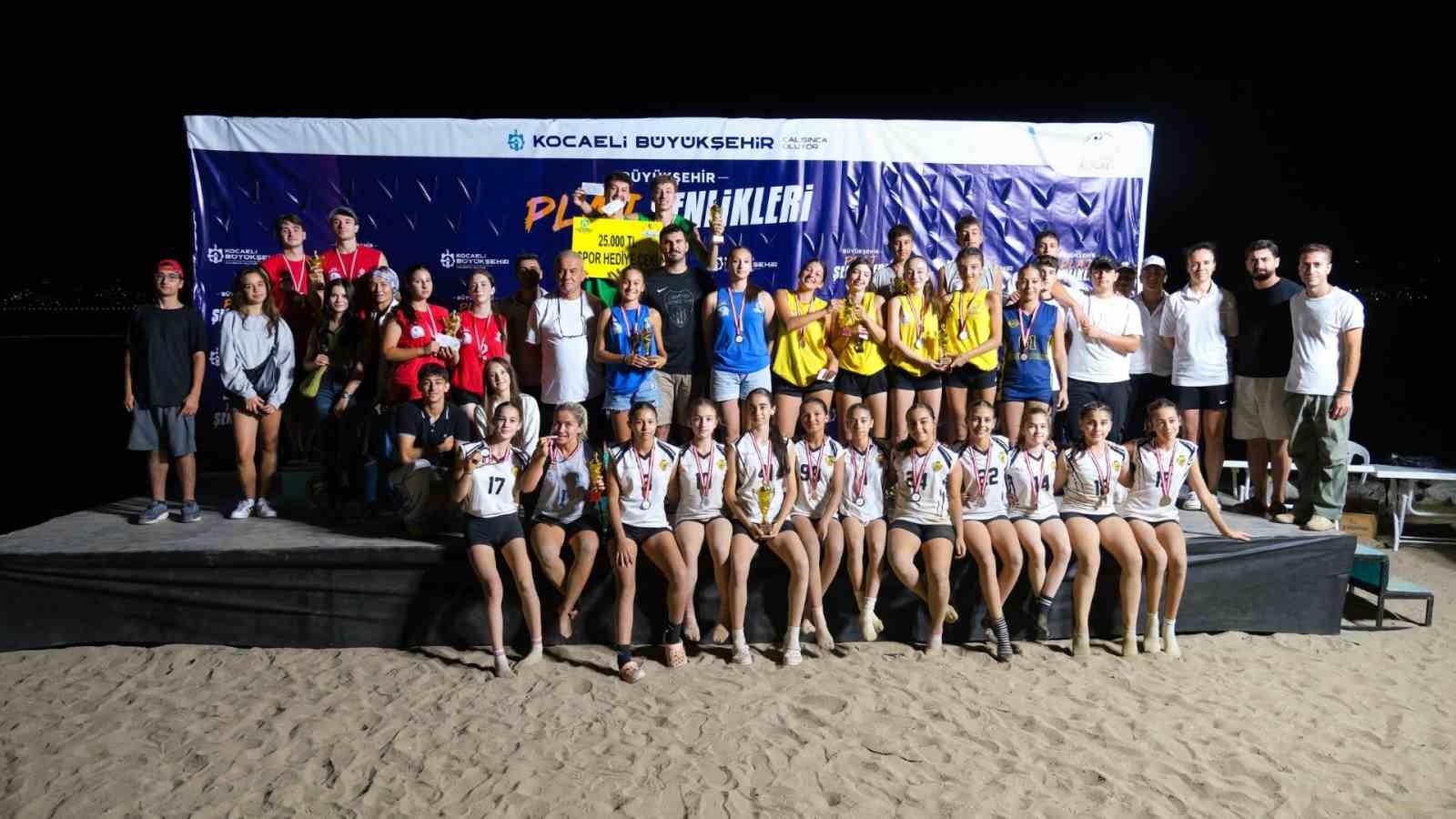 Plaj Şenlikleri’nde 539 sporcu kıyasıya yarıştı