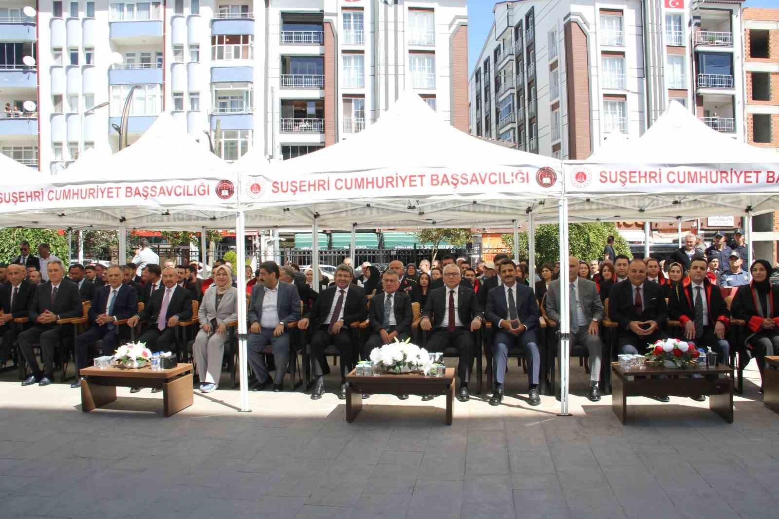 Suşehri Ağır Ceza Mahkemesi ve yeni adli yıl açılışı gerçekleştirildi