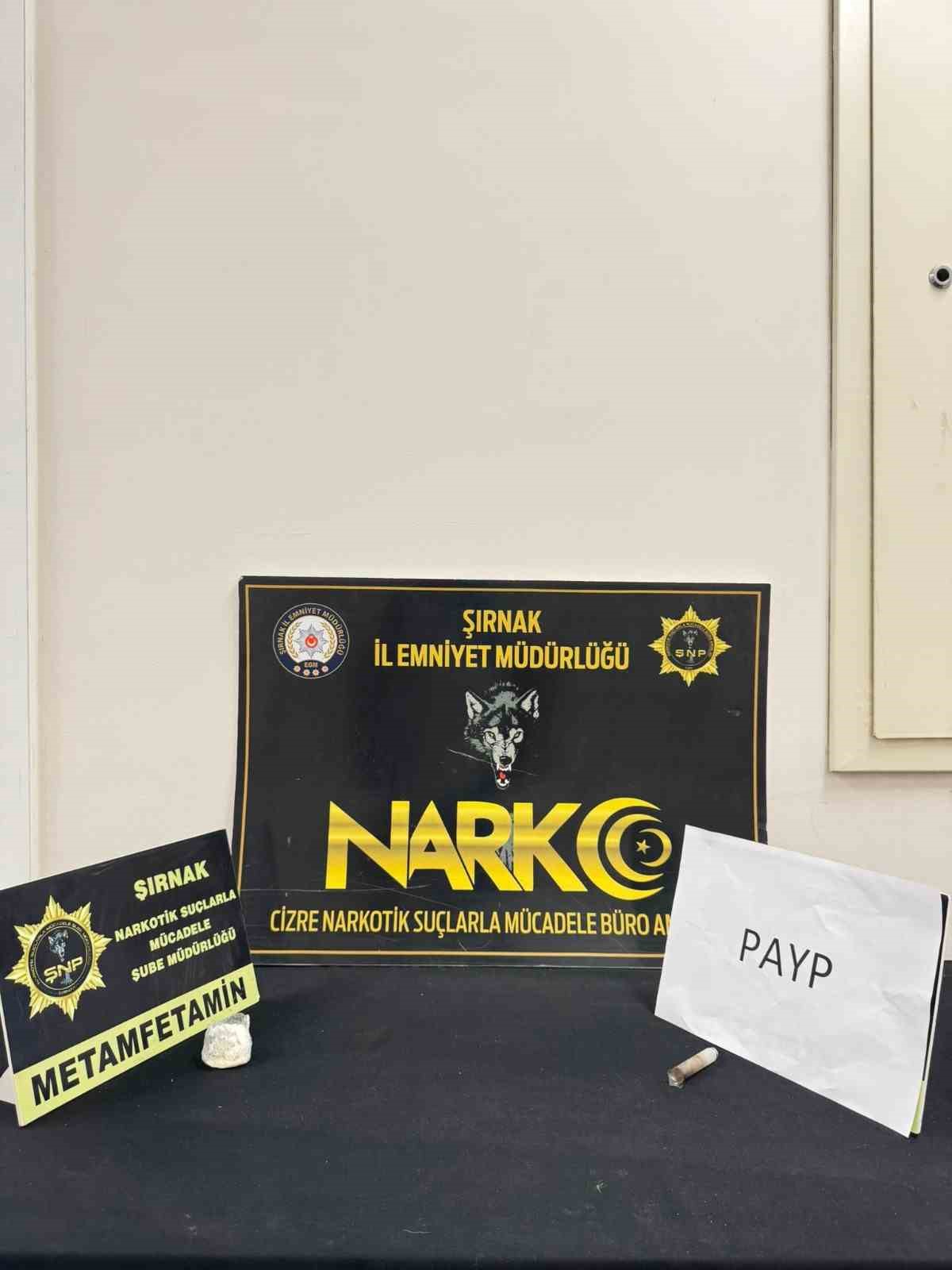 Şırnak’ta narkotik ve asayiş operasyonları