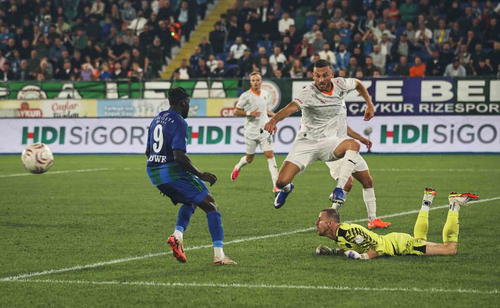 Trendyol Süper Lig: Çaykur Rizespor: 0 - Alanyaspor: 1 (Maç sonucu)