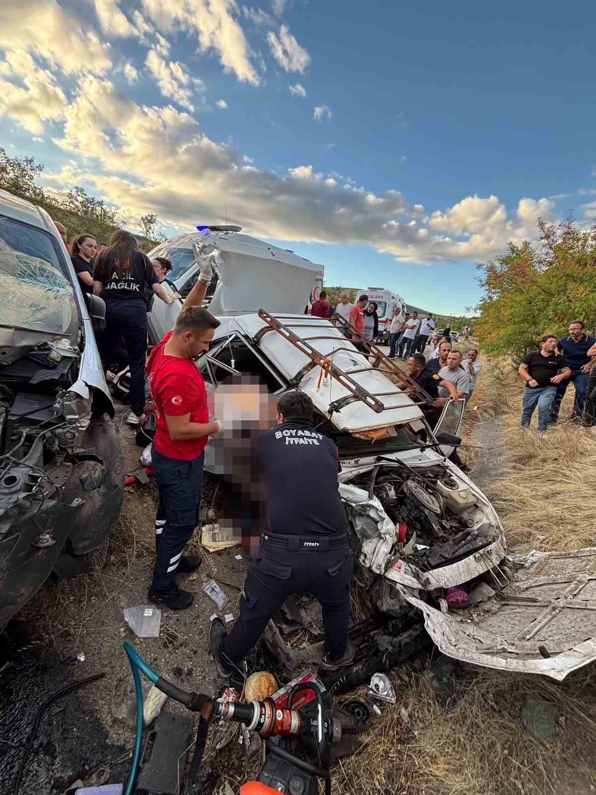 Sinop’ta trafik kazası: 1 ölü, 5 yaralı