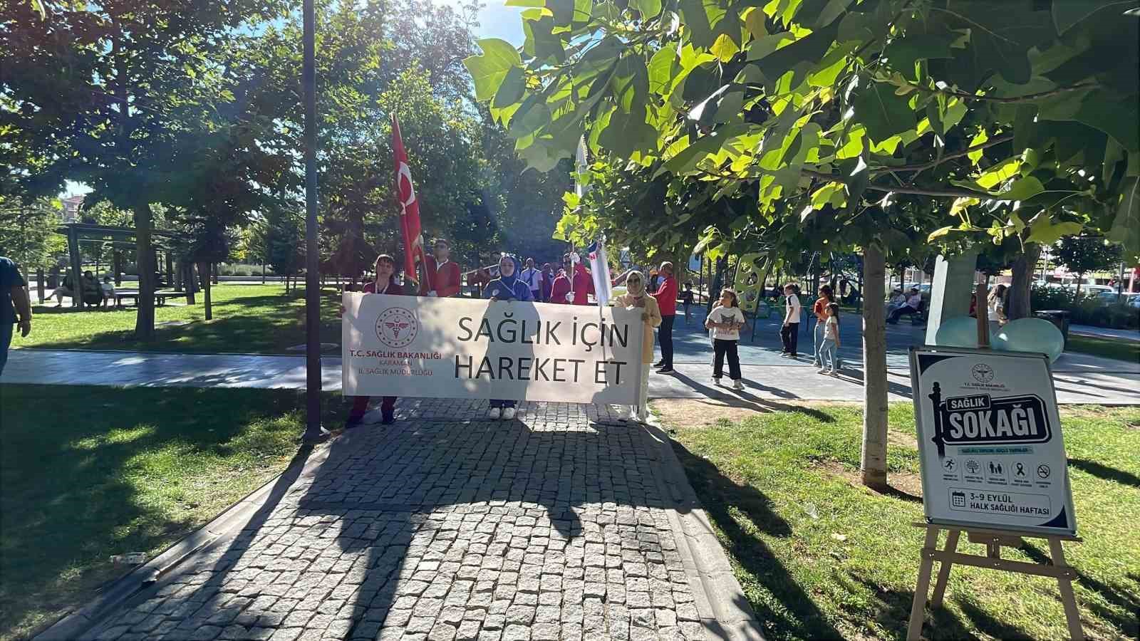 Karaman’da Halk Sağlığı Haftası etkinliği düzenlendi