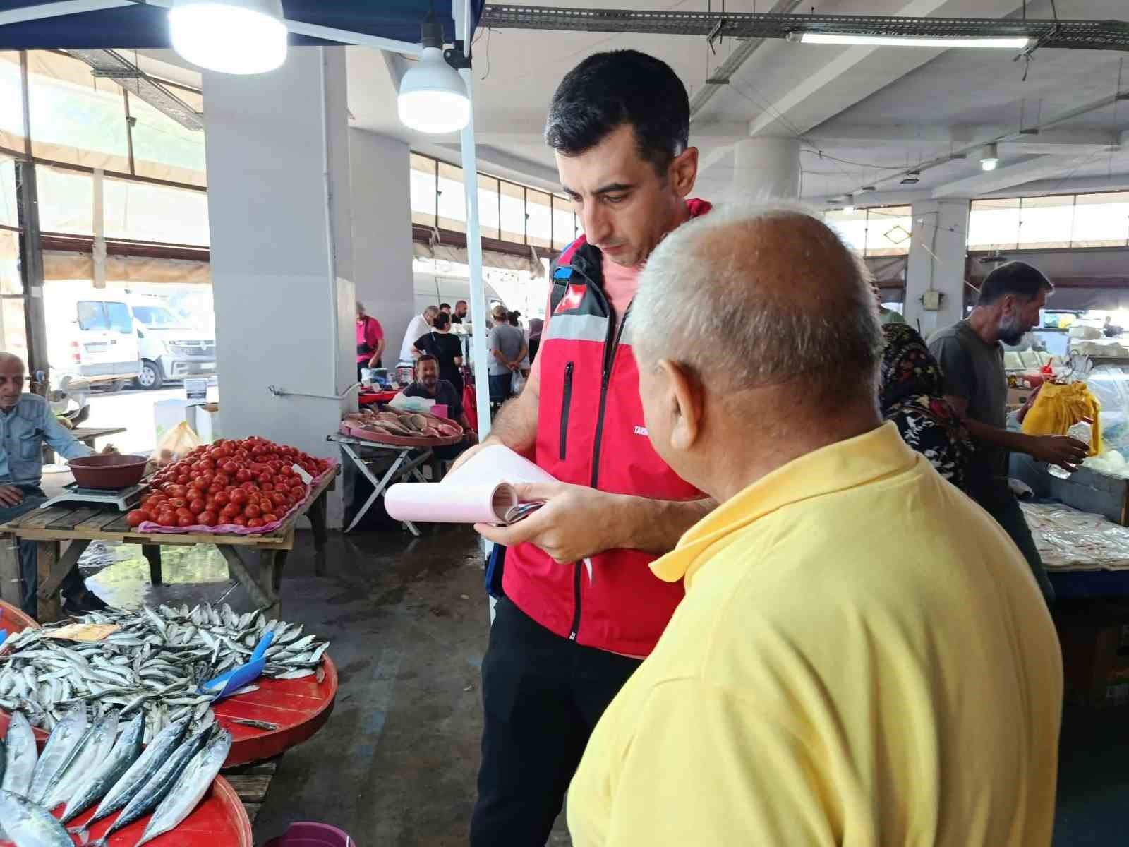 Hayrabolu’da balık tezgahlarında denetim