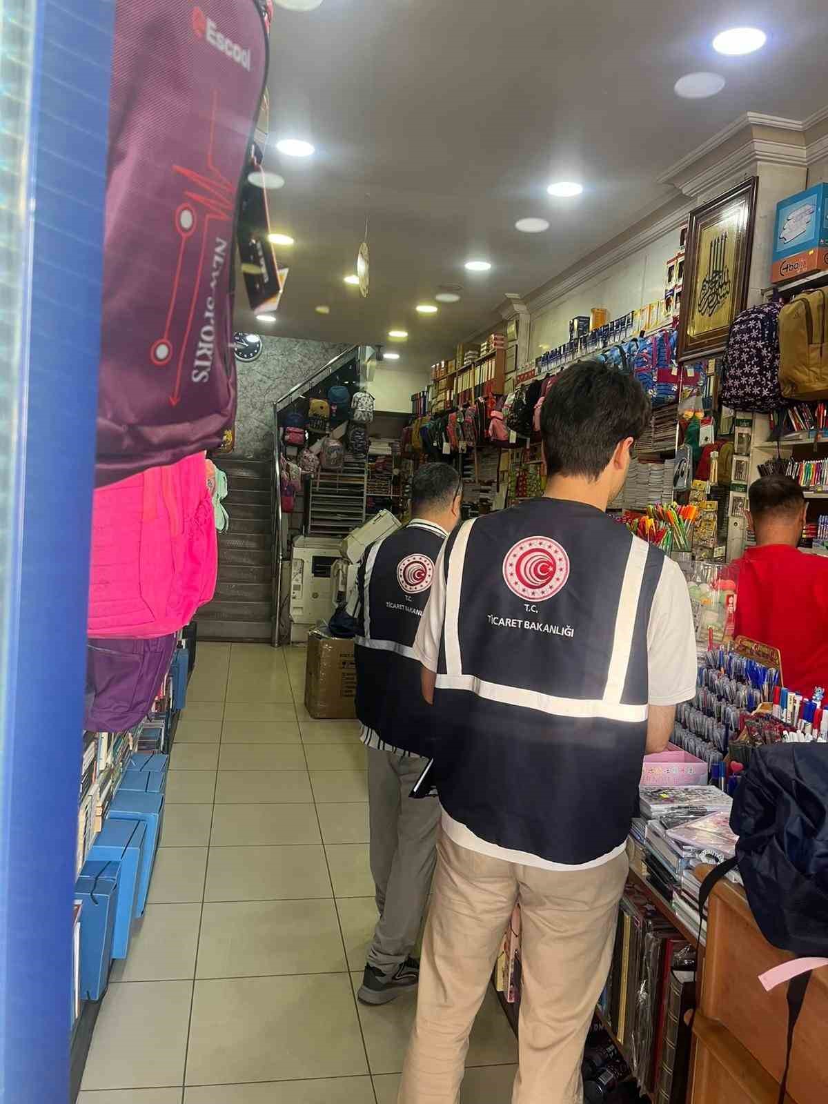 Yozgat’ta kırtasiye denetimlerinde olumsuzluğa rastlanmadı