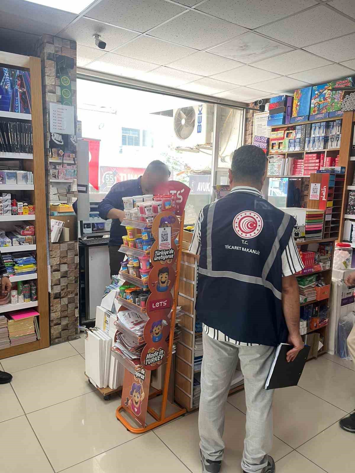 Yozgat’ta kırtasiye denetimlerinde olumsuzluğa rastlanmadı
