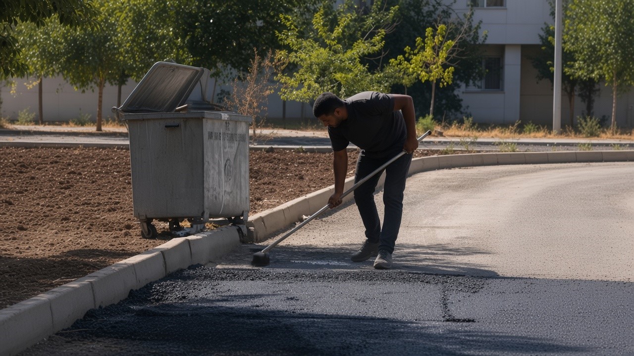 Kilis’te asfalt çalışmaları hız kesmeden sürüyor
