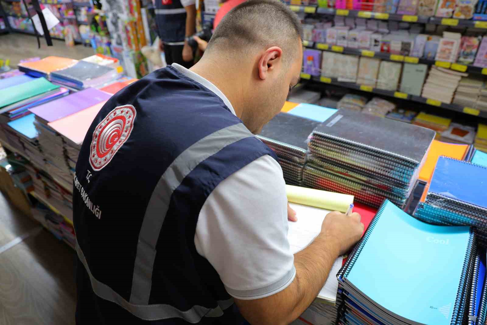 Kahramanmaraş’ta kırtasiyelerde fiyat etiketi denetimi: 21 firmaya 158 bin lira ceza