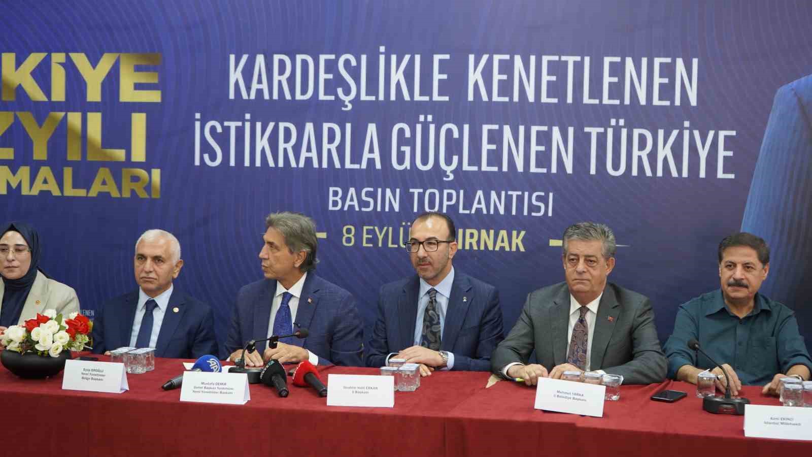 Şırnak’ta ‘Terörsüz Türkiye’ mesajı: "Bu hedeften artık dönüşümüz yok"