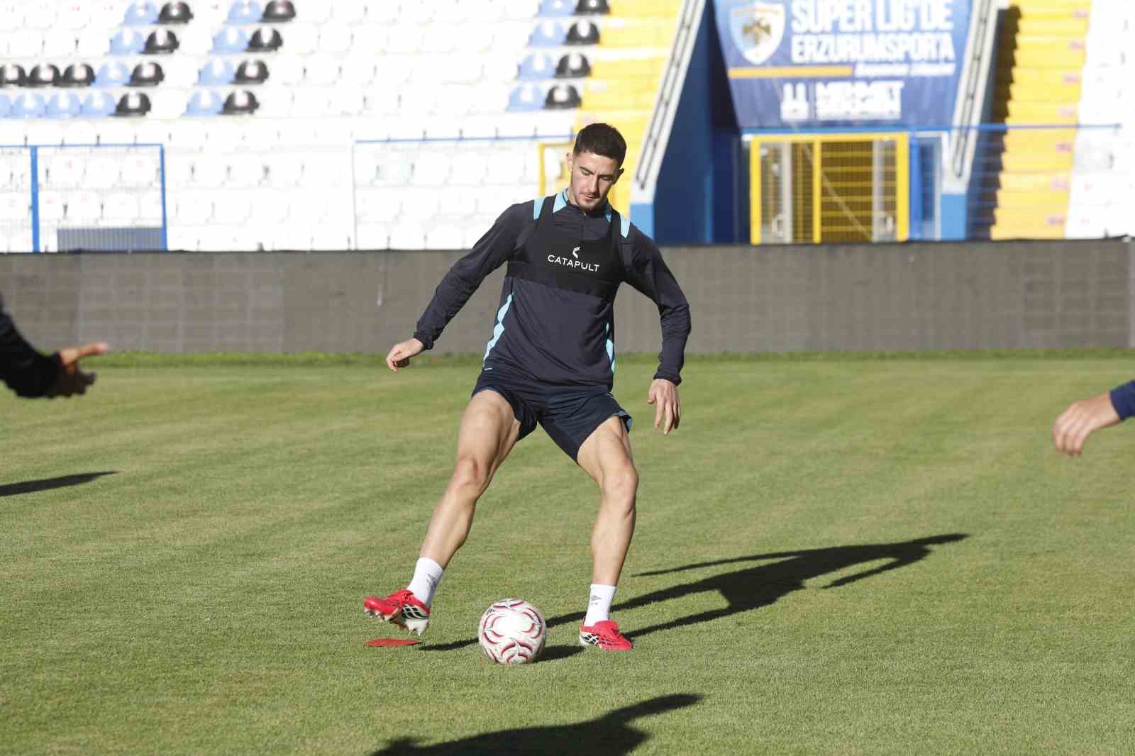 Erzurumspor FK, Beşiktaş maçının hazırlıklarına devam etti