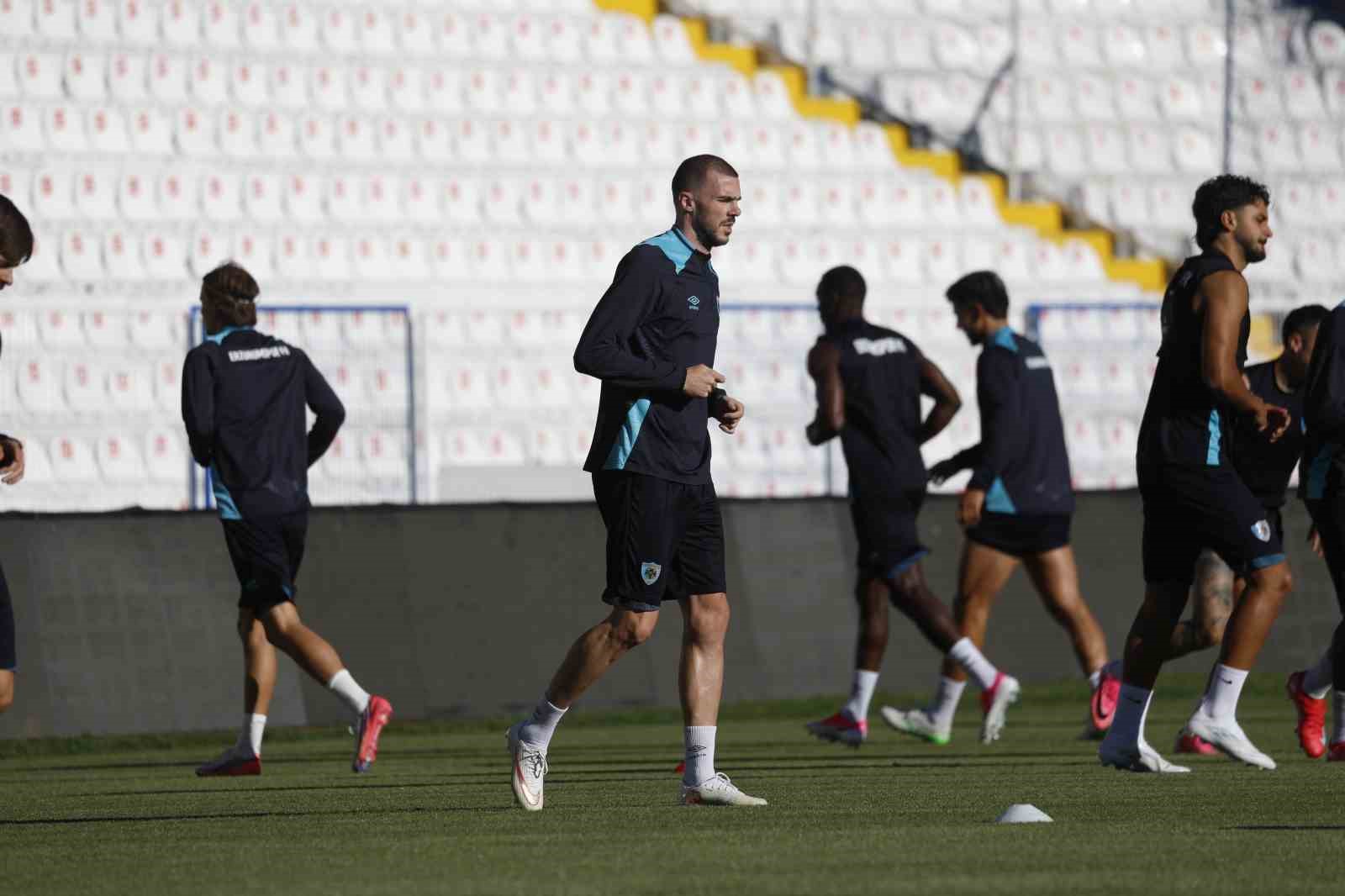 Erzurumspor FK, Beşiktaş maçının hazırlıklarına devam etti