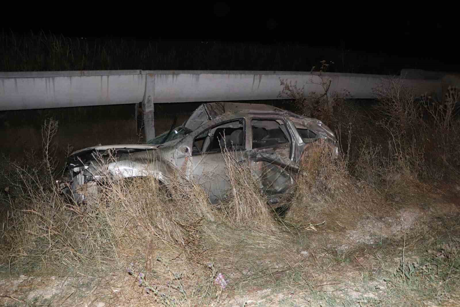 Takla atan otomobilden fırlayan şahıs hayatını kaybetti