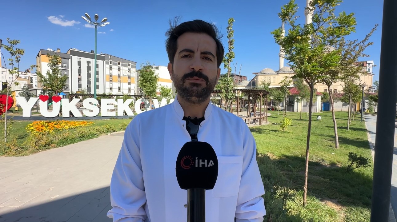 Yüksekova’da parklar sağlık sahnesine dönüştü