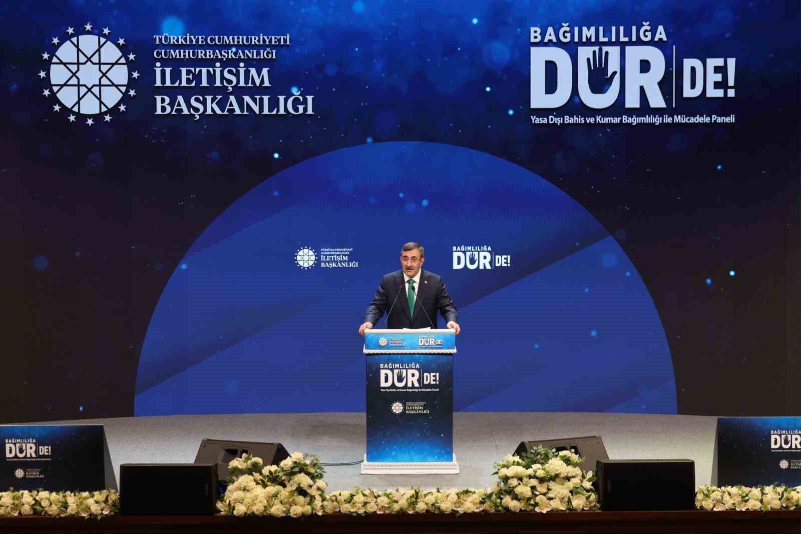 Cumhurbaşkanı Yardımcısı Yılmaz: "Yasa dışı bahis ve kumarla mücadelede iyi bir izleme mekanizması kurduk, gelişmeleri periyodik bir şekilde izliyoruz"
