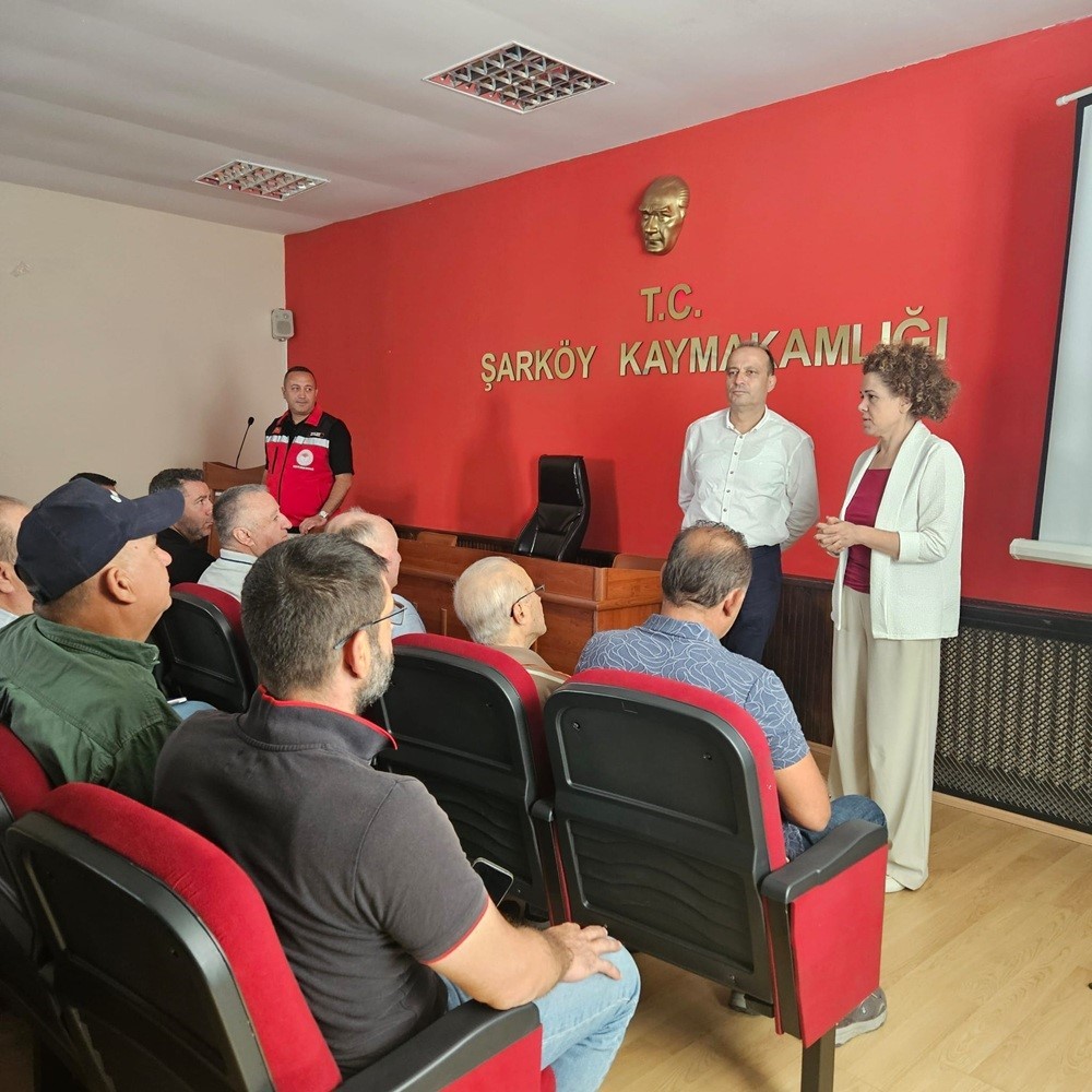 Tekirdağ’a özgü Şarköy zeytinyağı için saha çalışması gerçekleştirildi