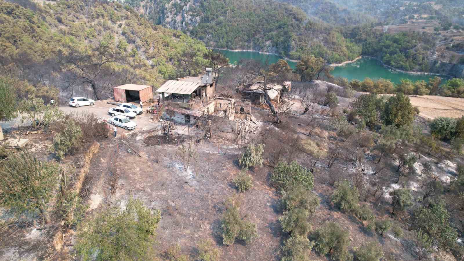 Orman yangınında acı bilanço: 19 hane yandı
