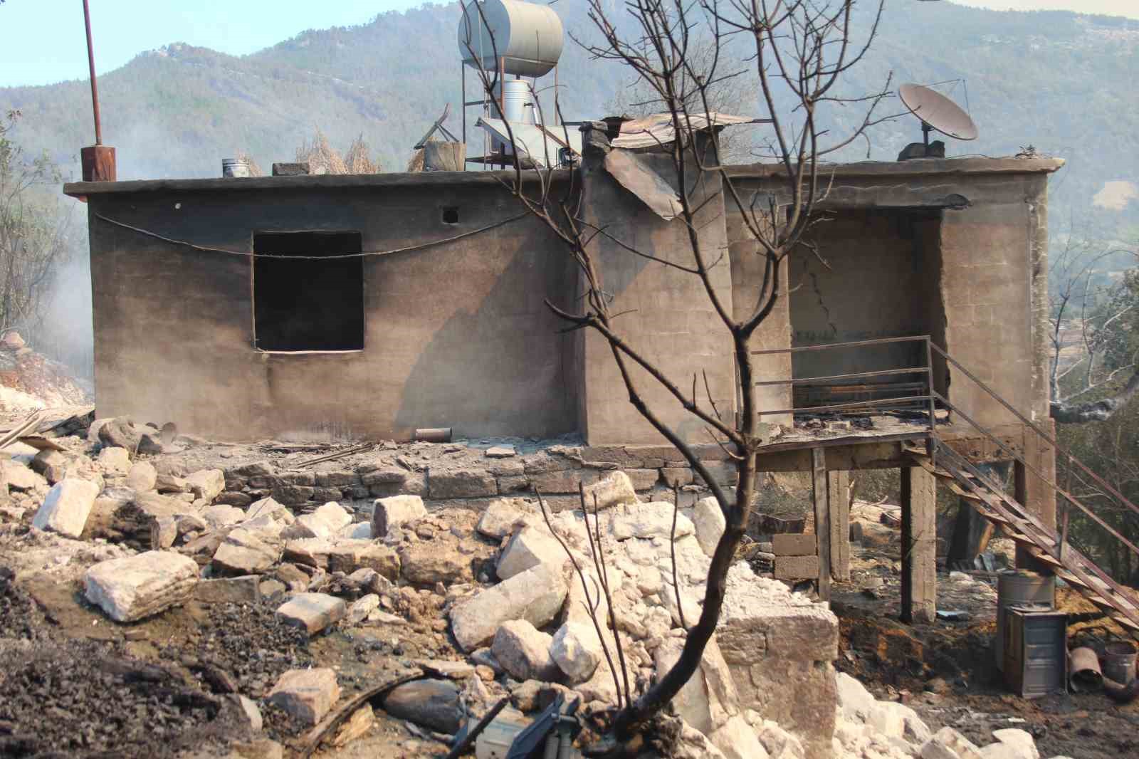 Orman yangınında acı bilanço: 19 hane yandı