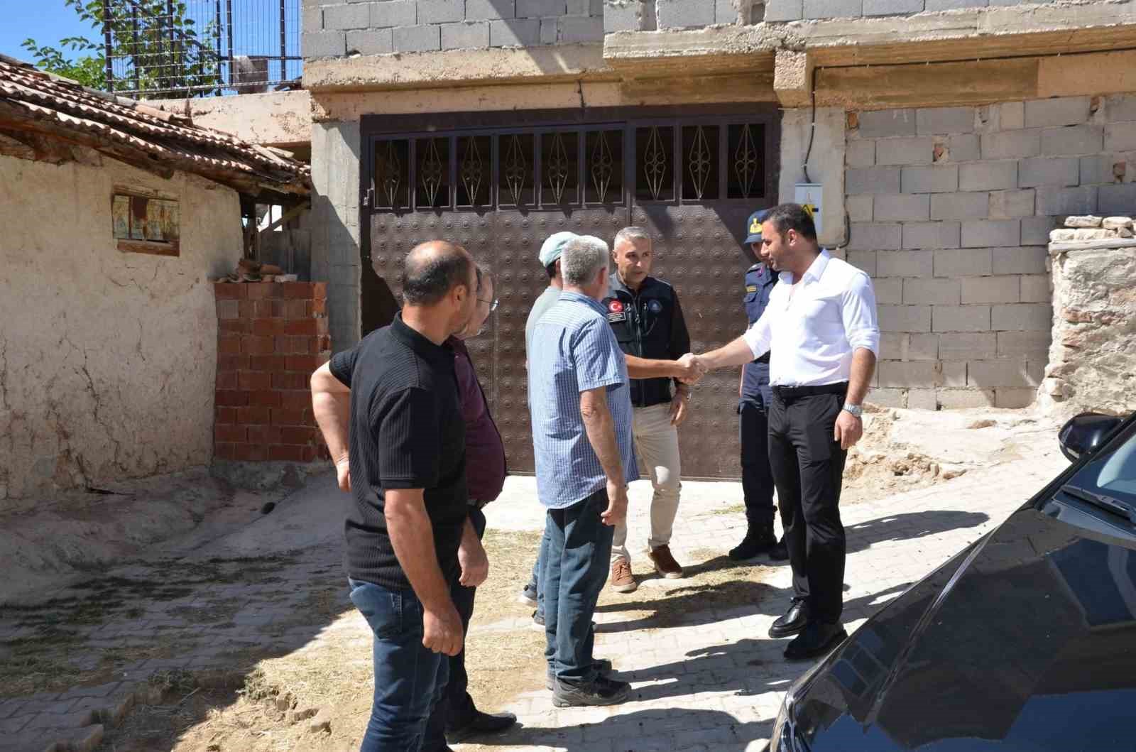 Emet’te köylerin altyapı çalışmaları yerinde incelendi