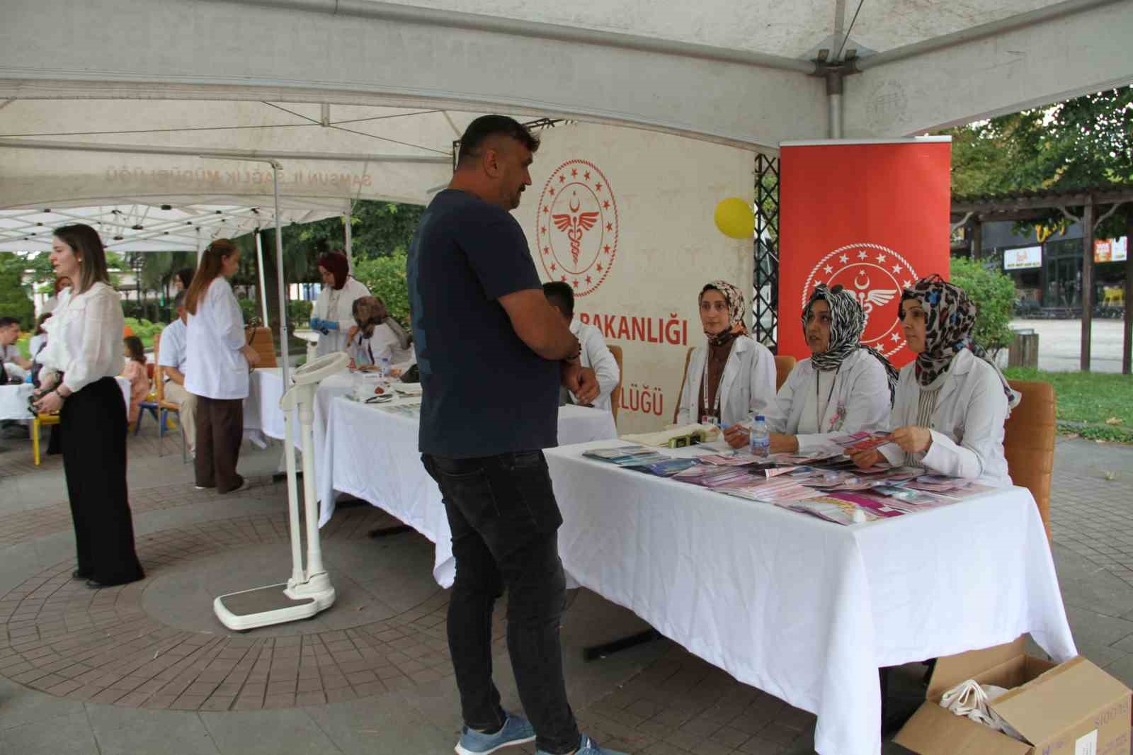 Çarşamba Tarihi Köprü’de Halk Sağlığı Haftası farkındalığı