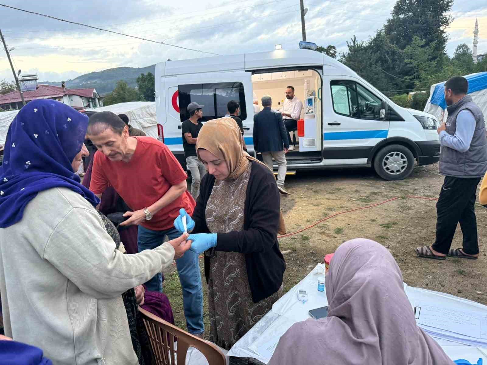 Çarşamba’da mevsimlik tarım işçilerine sağlık taraması