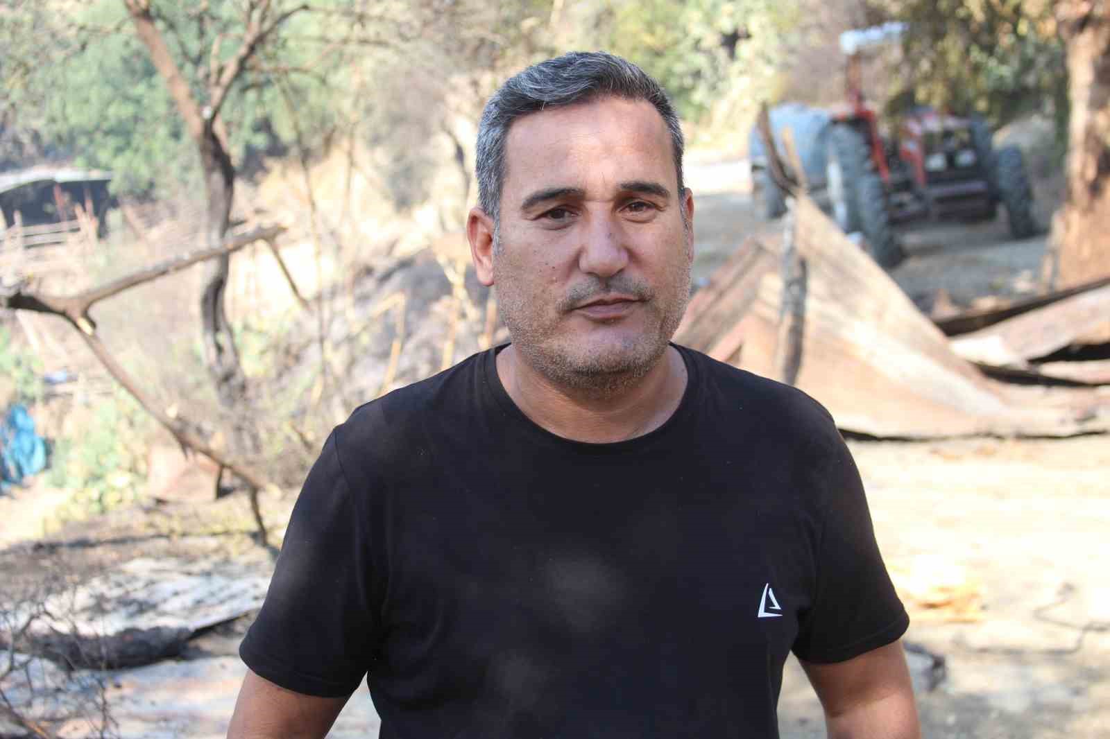 Yangın sonrası acı manzara: "Canımızı zor kurtardık"