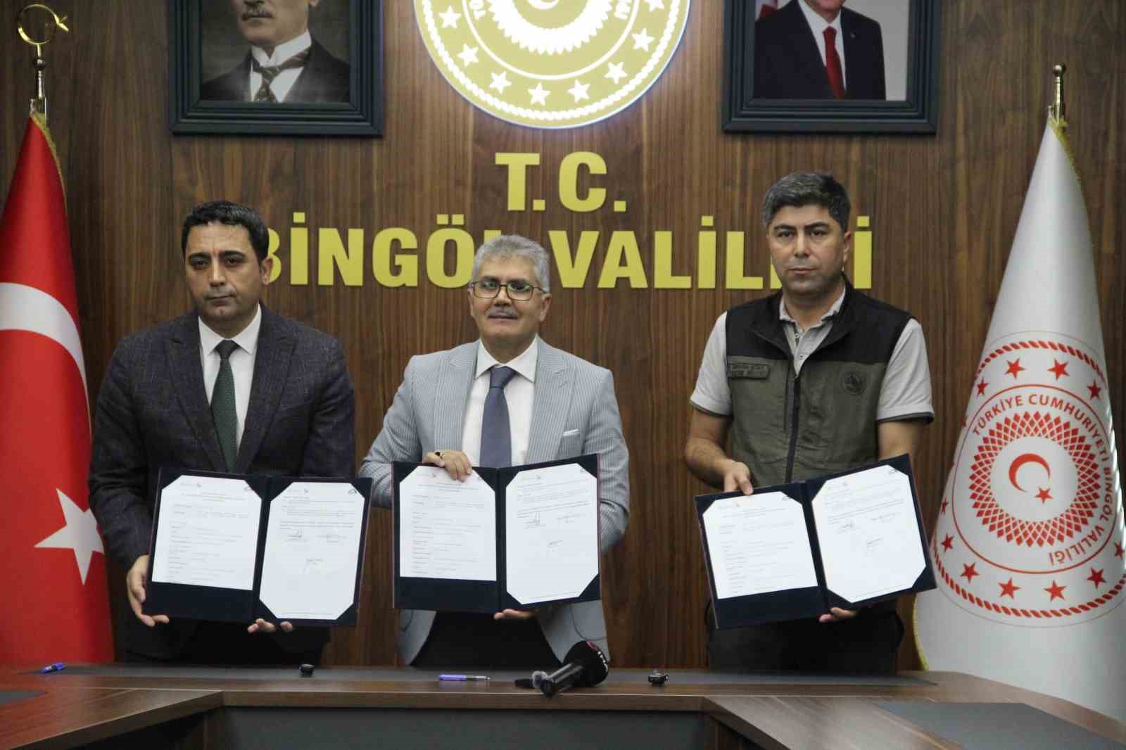 Bingöl’de iki ayrı projeye teknik destek protokolü imzalandı