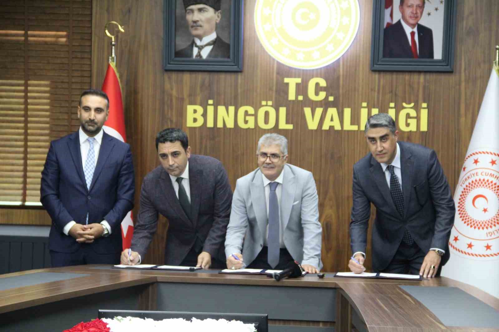 Bingöl’de iki ayrı projeye teknik destek protokolü imzalandı