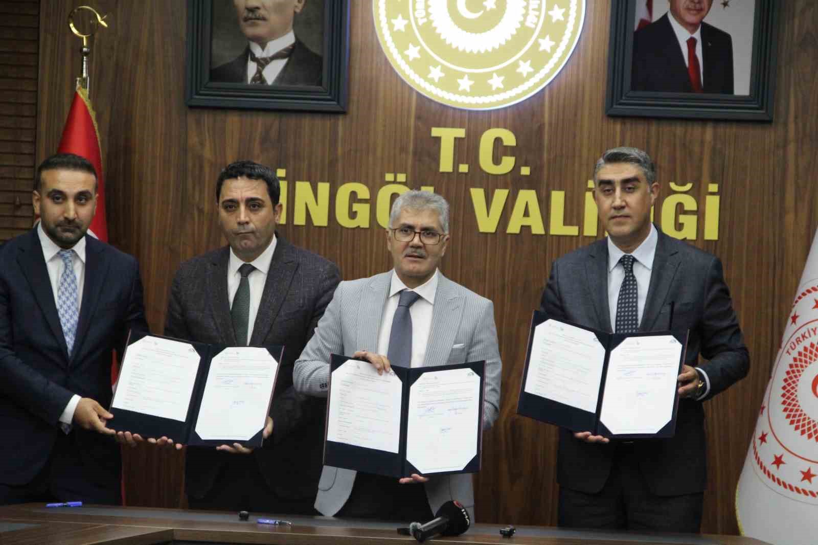 Bingöl’de iki ayrı projeye teknik destek protokolü imzalandı
